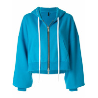 UNRAVEL PROJECT hooded bomber jacket - Azul
