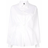 UNRAVEL PROJECT ruched detail shirt - Branco