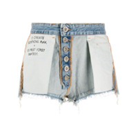 UNRAVEL PROJECT Short Reversed - Azul