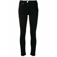 Valentino Calça slim com tachas - Preto
