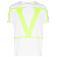 Valentino Camiseta com logo - Amarelo