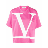 Valentino Camiseta oversized VLOGO - Rosa