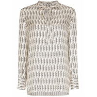 Valentino signature print blouse - Branco