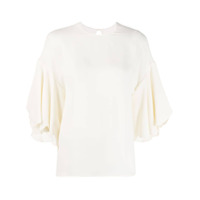 Valentino tulip sleeve blouse - Branco