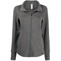 Varley Suéter Rossbury com zíper - Cinza