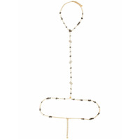 Versace Body Chain com cristais - Dourado