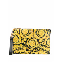 Versace Bolsa com estampa barroca - Amarelo