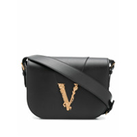 Versace Bolsa tiracolo Virtus - Preto