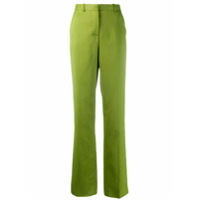 Versace Calça flare cintura alta - Verde