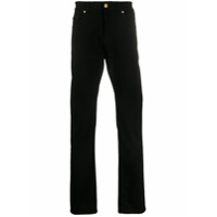 Versace Calça jeans reta - Preto