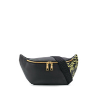 Versace calf leather logo belt bag - Preto