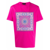 Versace Camiseta com estampa barroca - Rosa