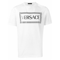 Versace Camiseta com logo - Branco