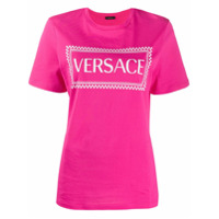 Versace Camiseta com logo vintage - Rosa