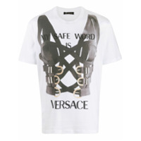 Versace Camiseta Safe Word - Branco
