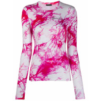 Versace Camiseta tie-dye - Rosa