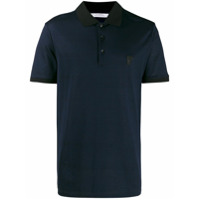 Versace Collection Camisa polo com logo - Azul