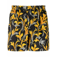 Versace Cueca boxer com estampa - Preto