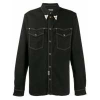 Versace Jeans Couture Camisa Western - Preto