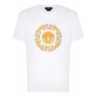 Versace Medusa embroidered T-shirt - Branco