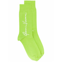 Versace Par de meias GV Signature - Verde