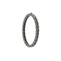 Versace Pulseira com logo - Prateado