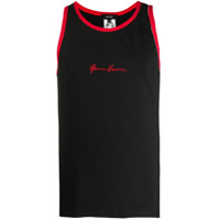 Versace Regata com estampa de logo - Preto