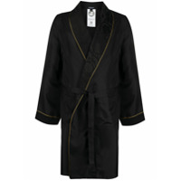 Versace Robe de seda jacquard - Preto