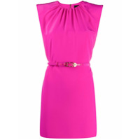 Versace Vestido mini com cinto - Rosa