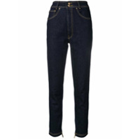 Versus Calça jeans cintura alta - Azul
