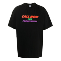 Vetements Camiseta Call Now - Preto
