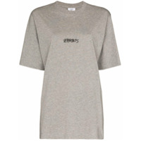 Vetements Camiseta com estampa de logo - Cinza