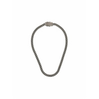 Vetements logo chain necklace - Prateado