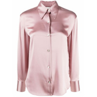 Vince Blusa com colarinho de seda - Rosa