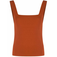Vince Blusa decote quadrado - Marrom