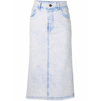 Vivetta Saia jeans reta - Azul