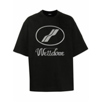 We11done Camiseta oversized - Preto