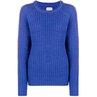 Woolrich Suéter de tricô pesado - Azul