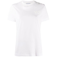 Y-3 Camiseta com estampa de logo - Branco