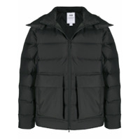 Y-3 hooded padded jacket - Preto