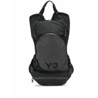 Y-3 logo print backpack - Preto