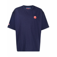 YMC short sleeve logo patch T-shirt - Azul