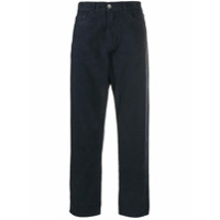 YMC tapered textured trousers - Azul