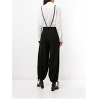 Yohji Yamamoto Calça cenoura - Preto