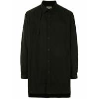 Yohji Yamamoto Camisa com bolso - Preto