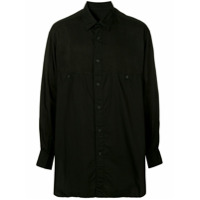 Yohji Yamamoto panelled shirt - Preto