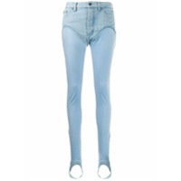 Y/Project Calça jeans fuseau - Azul