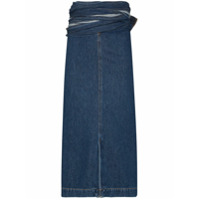 Y/Project Saia midi jeans - Azul