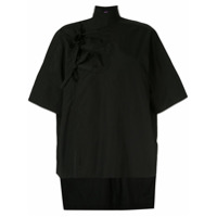 Y's Camisa com amarração - Preto