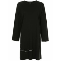 Y's Chemise com logo - Preto